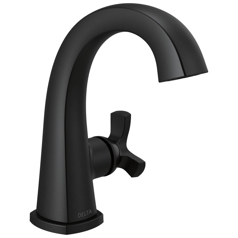 Delta Faucet - Stryke Single Handle Bathroom Faucet - Matte Black