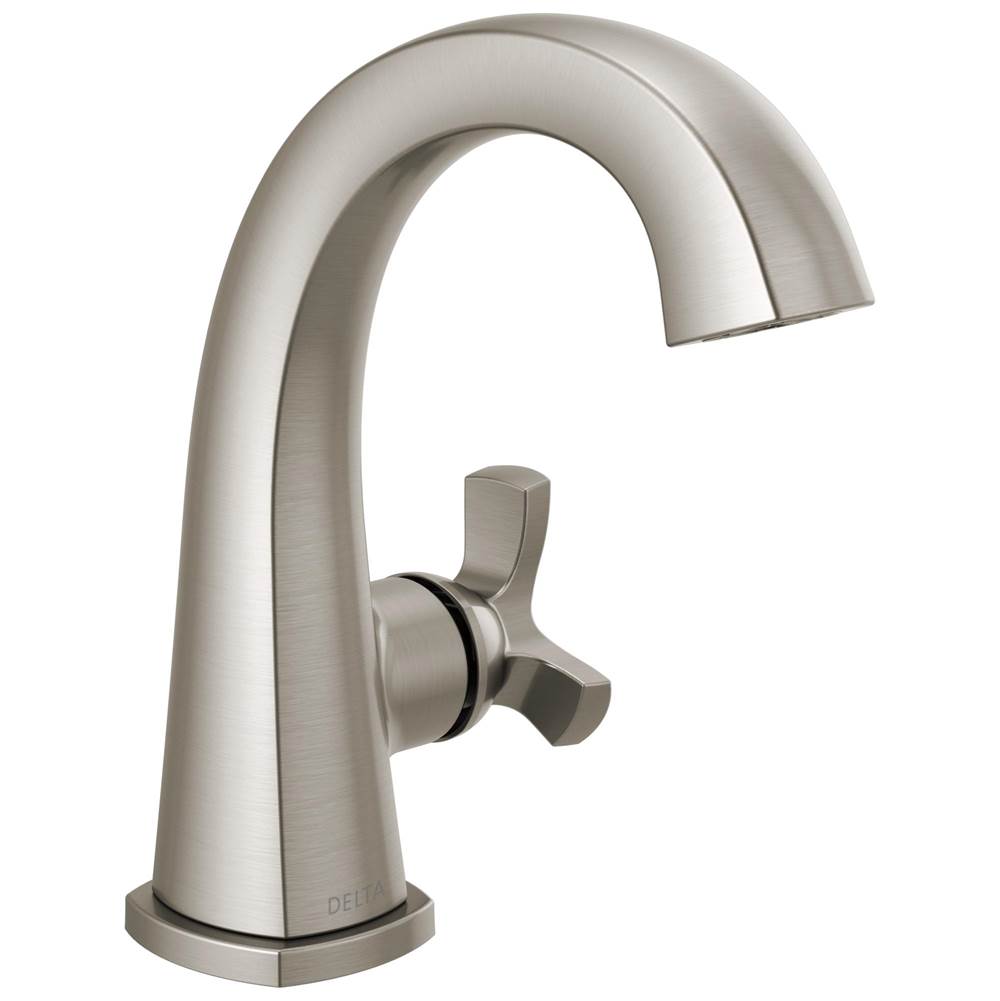 Delta Faucet - Stryke Single Handle Bathroom Faucet - Lumicoat Stainless