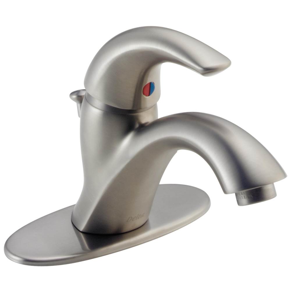 Delta Faucet - Classic Single Handle Bathroom Faucet - Stainless
