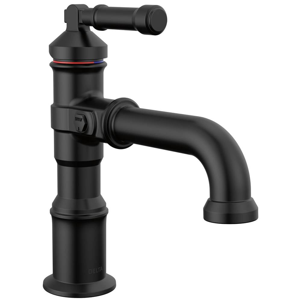 Delta Faucet - BroderickE Single Handle Bathroom Faucet - Matte Black