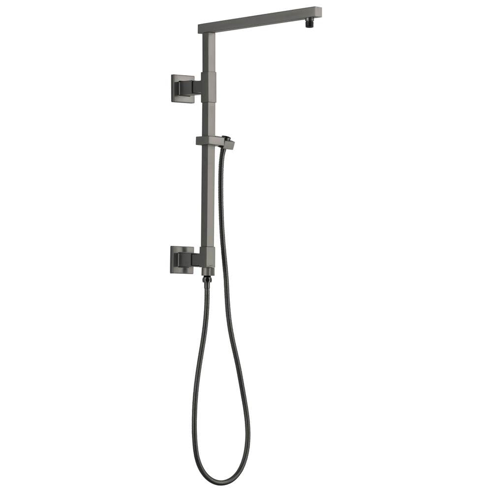 Delta Faucet - Universal Showering Components Emerge 18'' Angular Shower Column - Lumicoat® Black Stainless