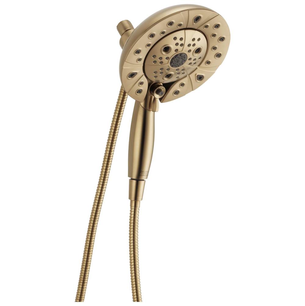 Delta Faucet - Universal Showering Components H2Okinetic In2ition 5-Setting Two-In-One Shower - Lumicoat® Champagne Bronze