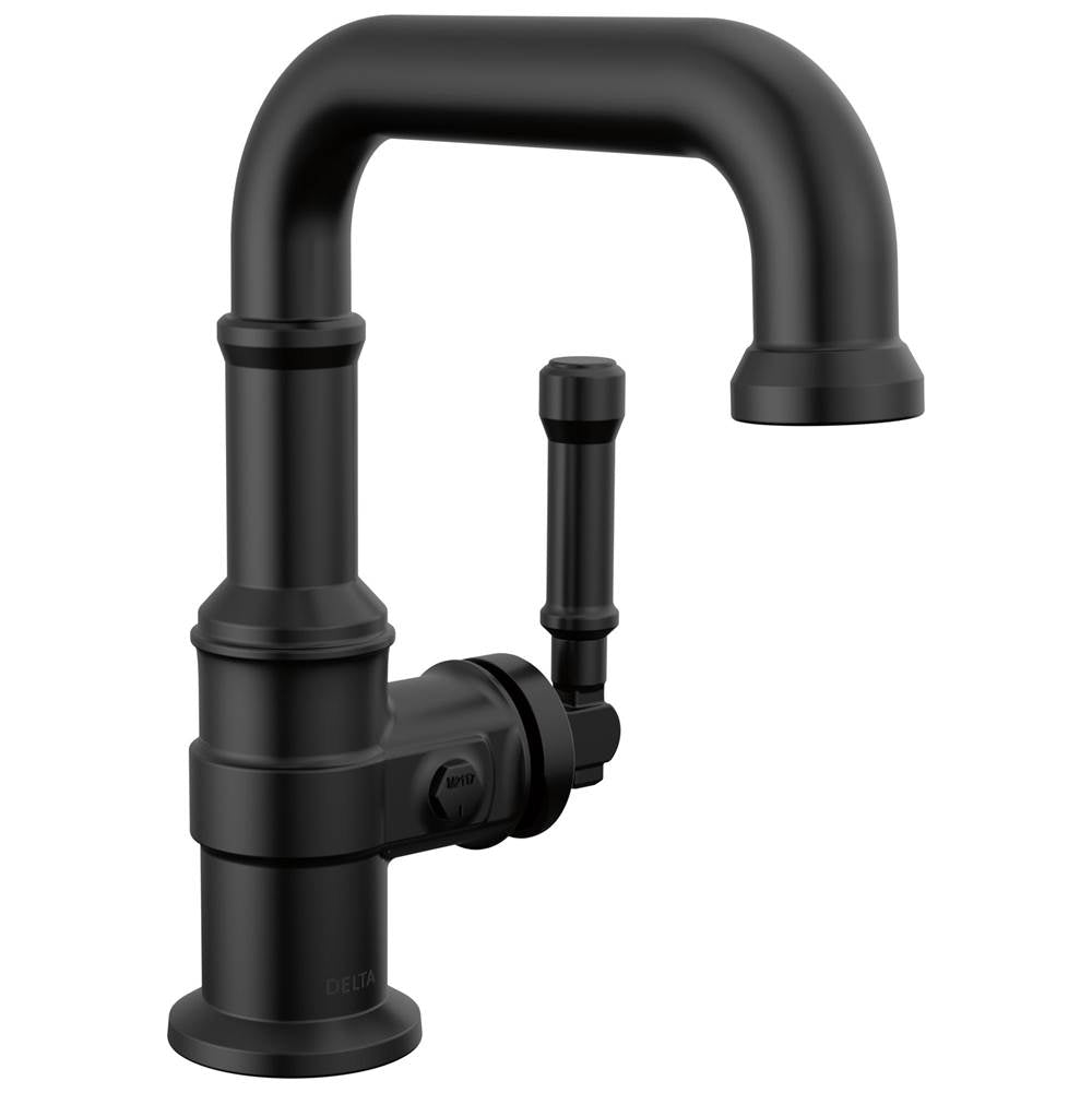 Delta Faucet - BroderickE Single Handle Bathroom Faucet - Matte Black