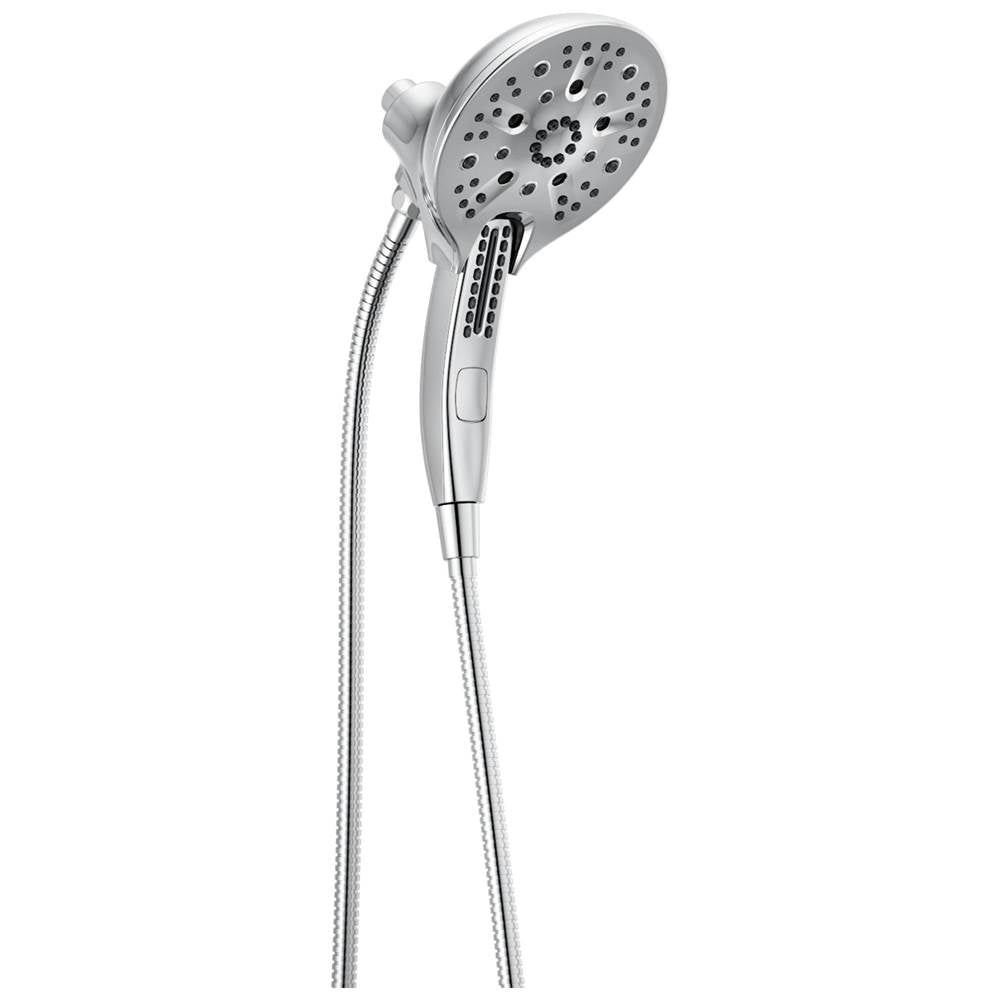 Delta Faucet - Universal Showering Components In2ition H2OKinetic5-Setting Two-in-One Shower - Chrome