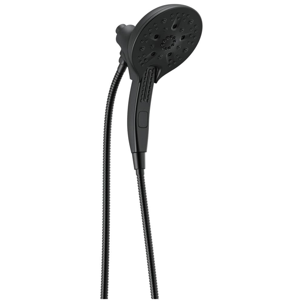 Delta Faucet - Universal Showering Components In2ition H2OKinetic5-Setting Two-in-One Shower - Matte Black