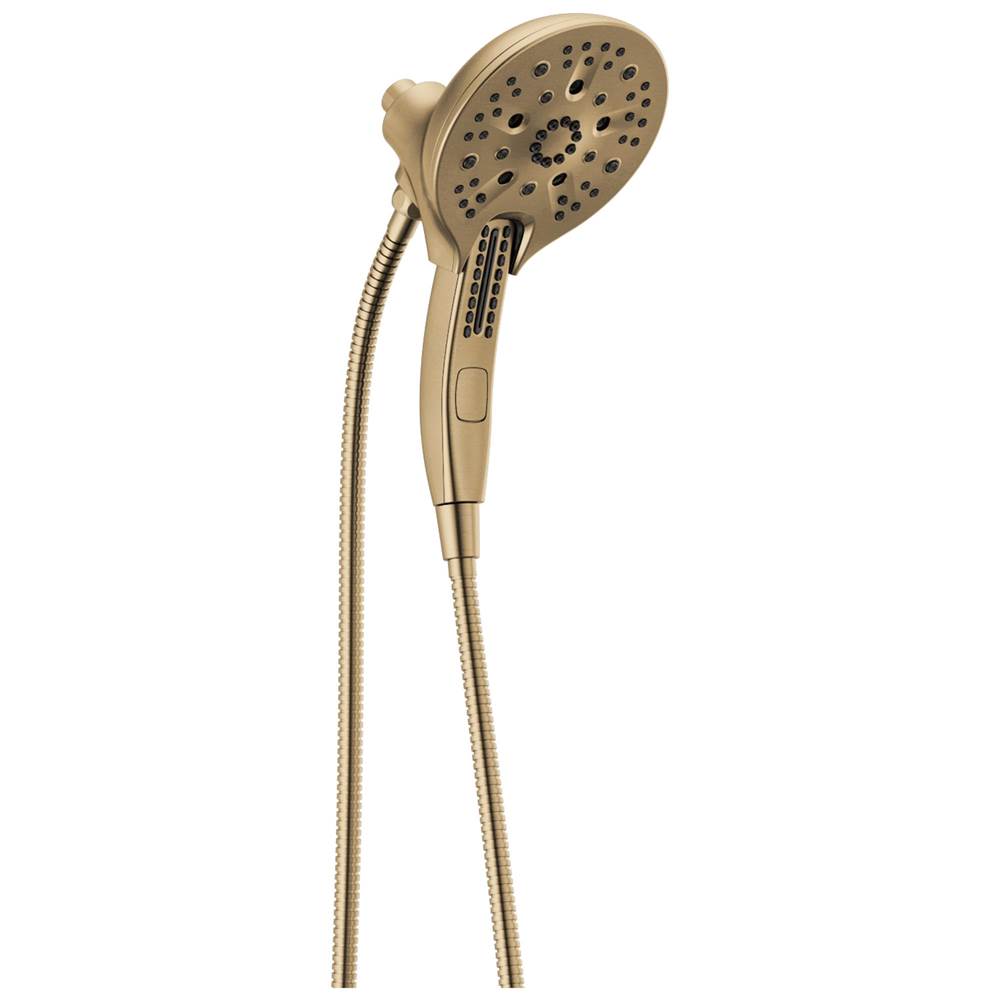 Delta Faucet - Universal Showering Components H2Okinetic In2ition 5-Setting Two-In-One Shower - Lumicoat® Champagne Bronze