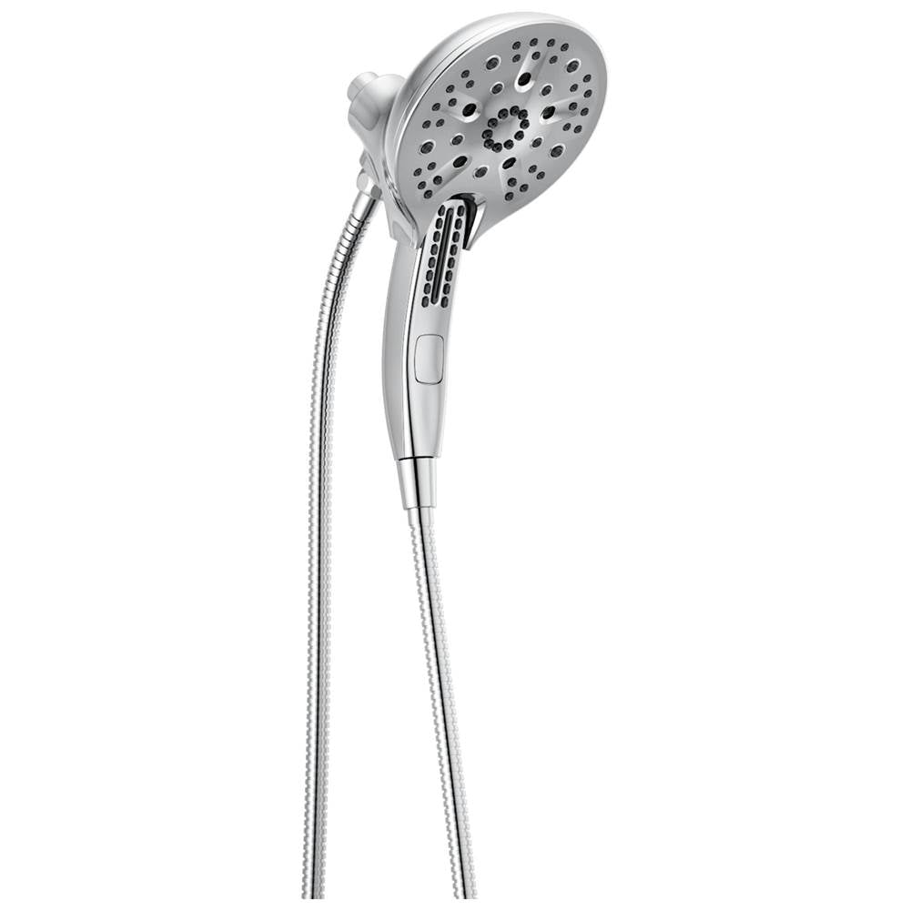 Delta Faucet - Universal Showering Components H2Okinetic In2ition 5-Setting Two-In-One Shower - Lumicoat® Chrome