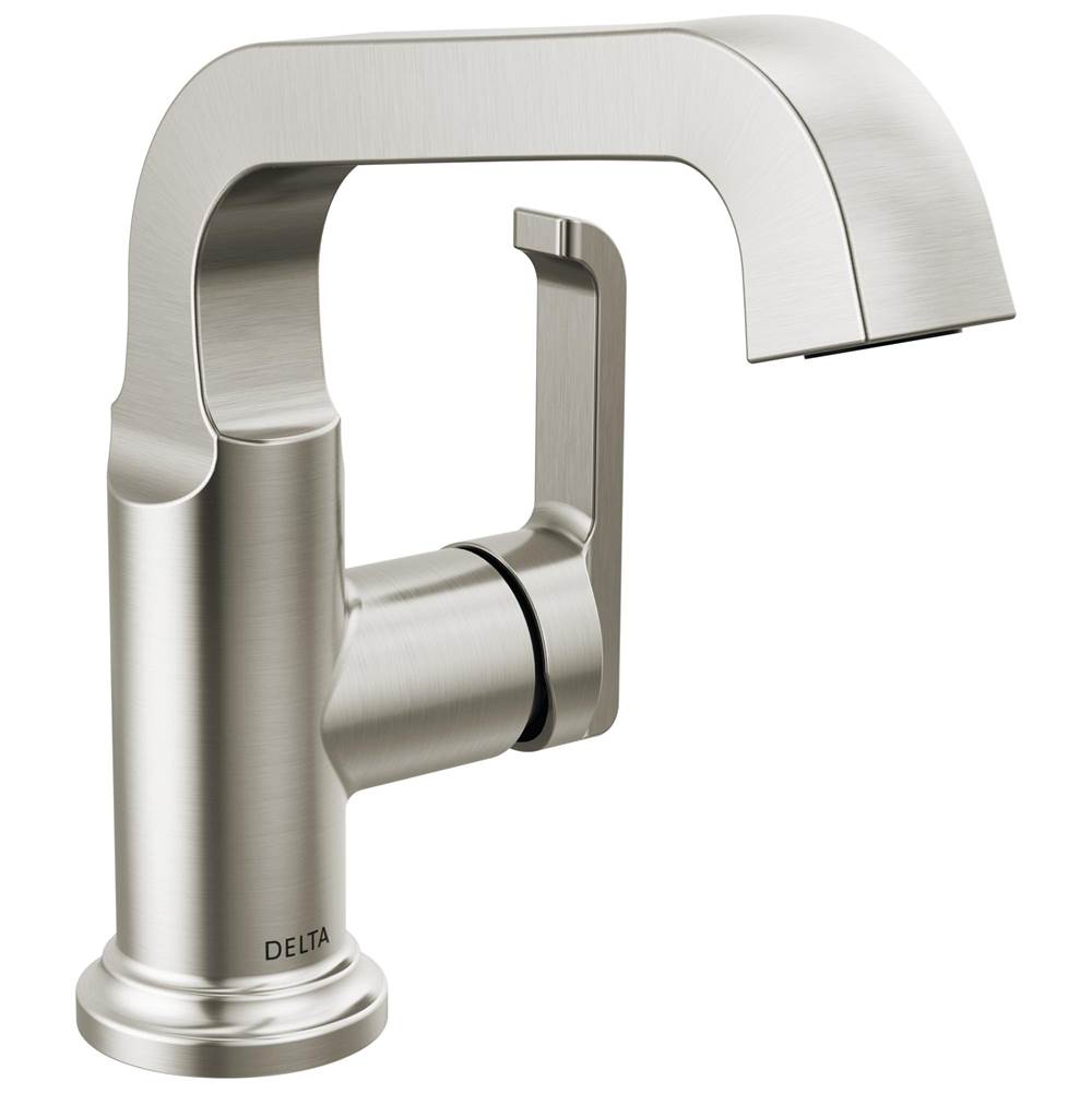 Delta Faucet - TetraE Single Handle Bathroom Faucet - Lumicoat® Stainless