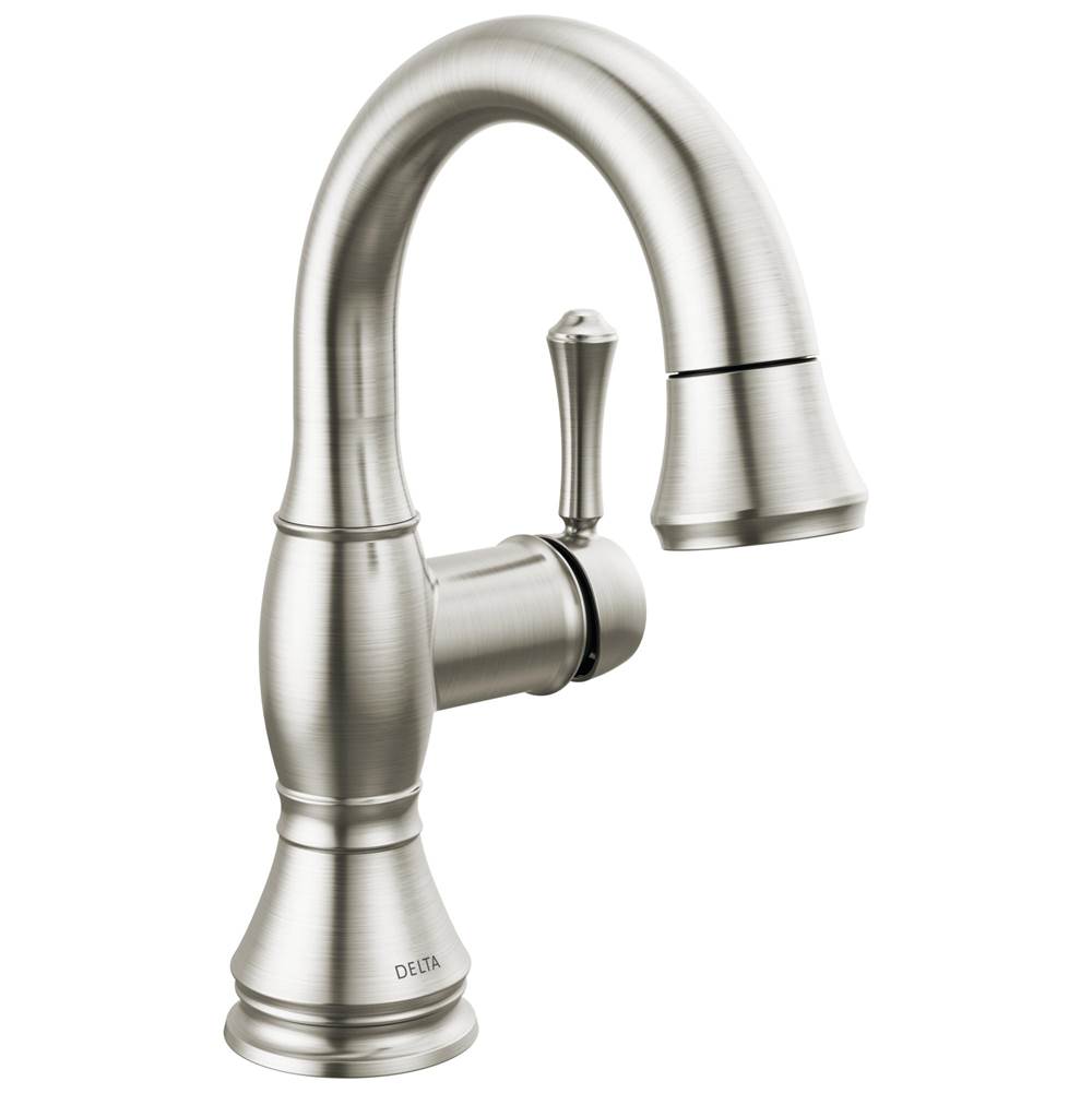 Delta Faucet - CassidyE Single Handle Pull Down Bathroom Faucet - Stainless