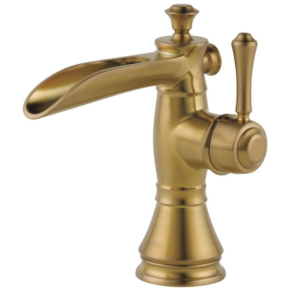 Delta Faucet - CassidyE Single Handle Channel Bathroom Faucet - Champagne Bronze