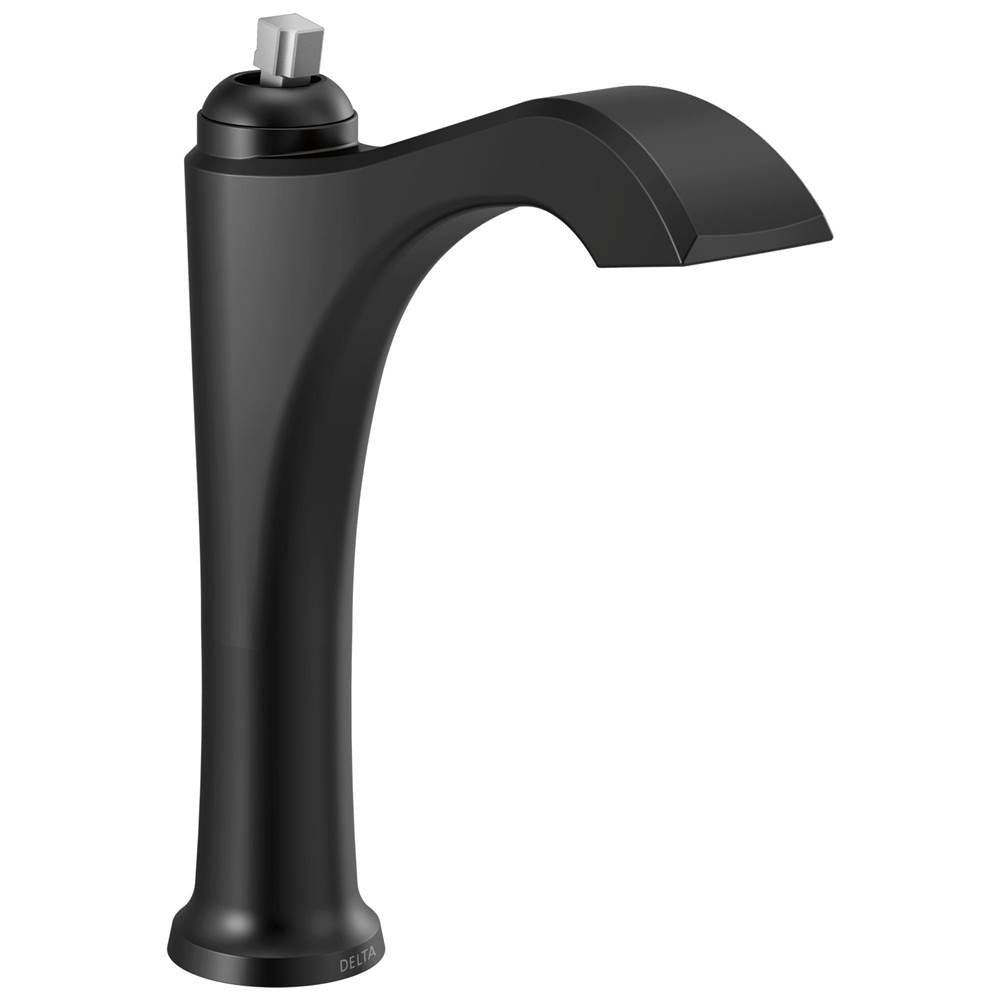 Delta Faucet - DorvalE Mid-Height Faucet Less Handle - Matte Black