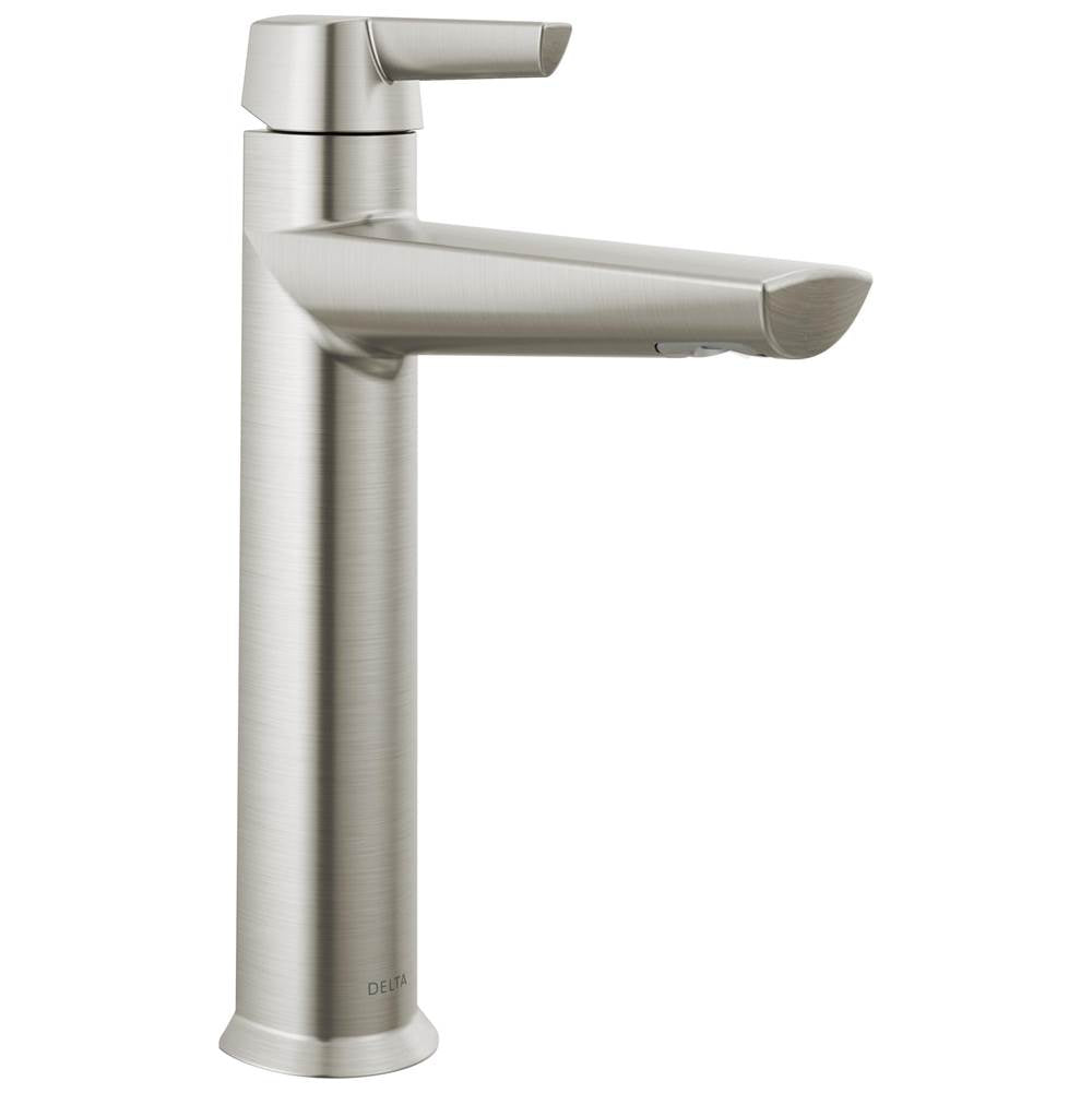 Delta Faucet - GaleonE Single Handle Mid-Height Bathroom Faucet - Lumicoat® Stainless
