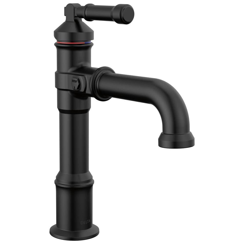 Delta Faucet - BroderickE Single Handle Bathroom Faucet - Matte Black