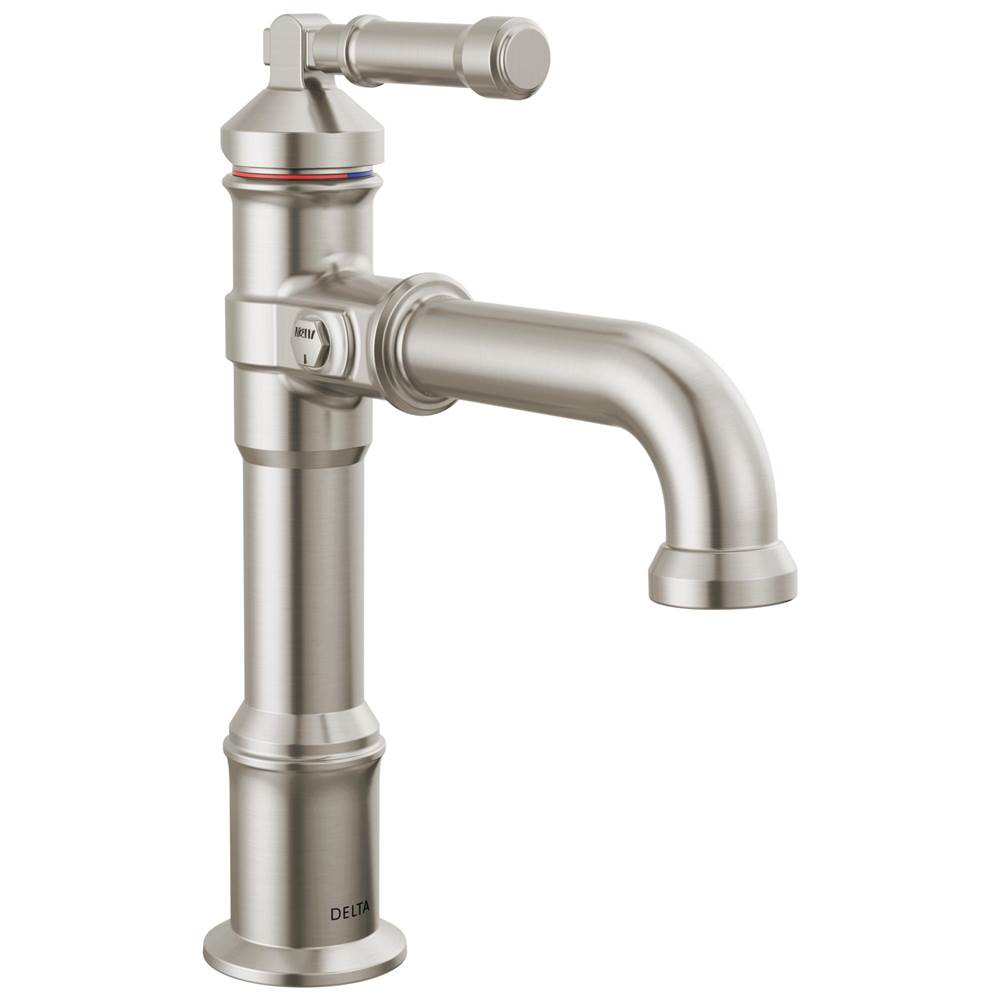 Delta Faucet - BroderickE Single Handle Bathroom Faucet - Lumicoat® Stainless