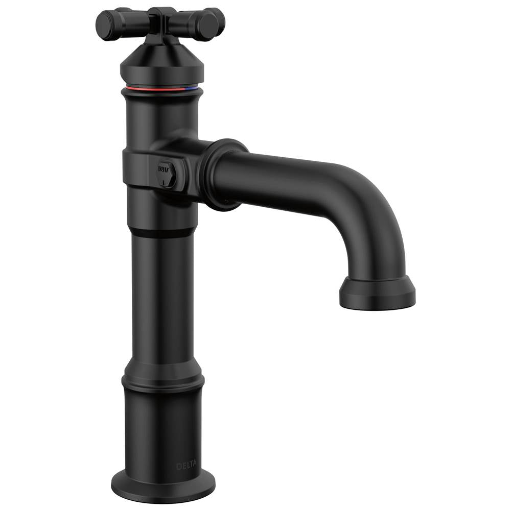 Delta Faucet - BroderickE Single Handle Bathroom Faucet - Matte Black