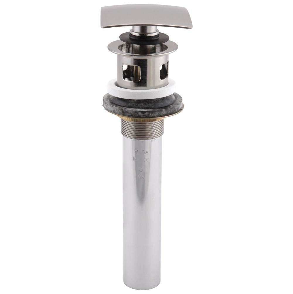 Delta Faucet - Other Square Push Pop-Up with Overflow - Stainless