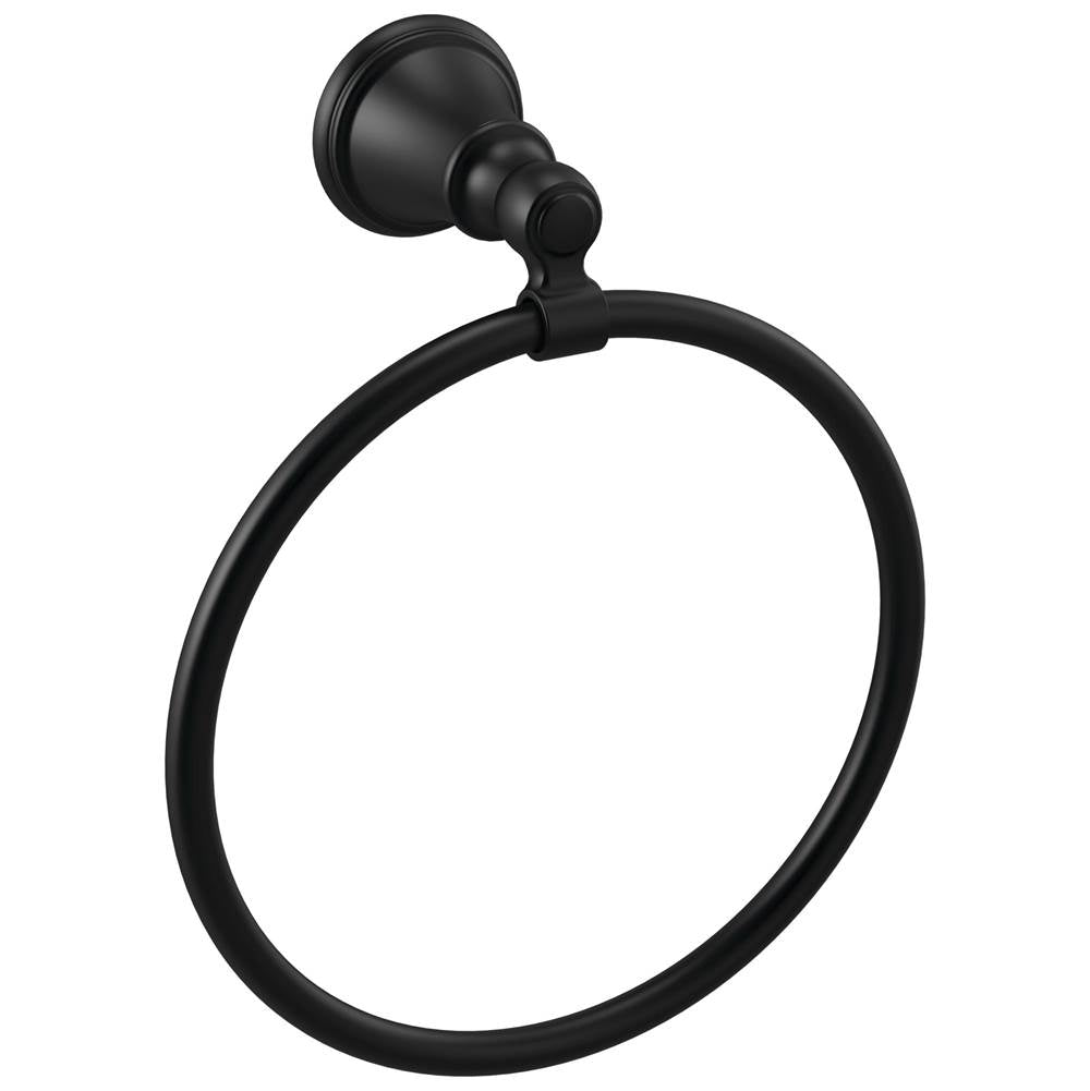 Delta Faucet - WoodhurstE Towel Ring - Matte Black