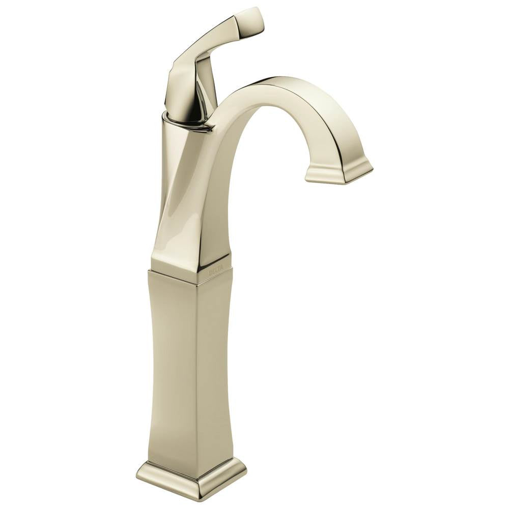Delta Faucet - DrydenE Single Handle Vessel Bathroom Faucet - Polished Nickel