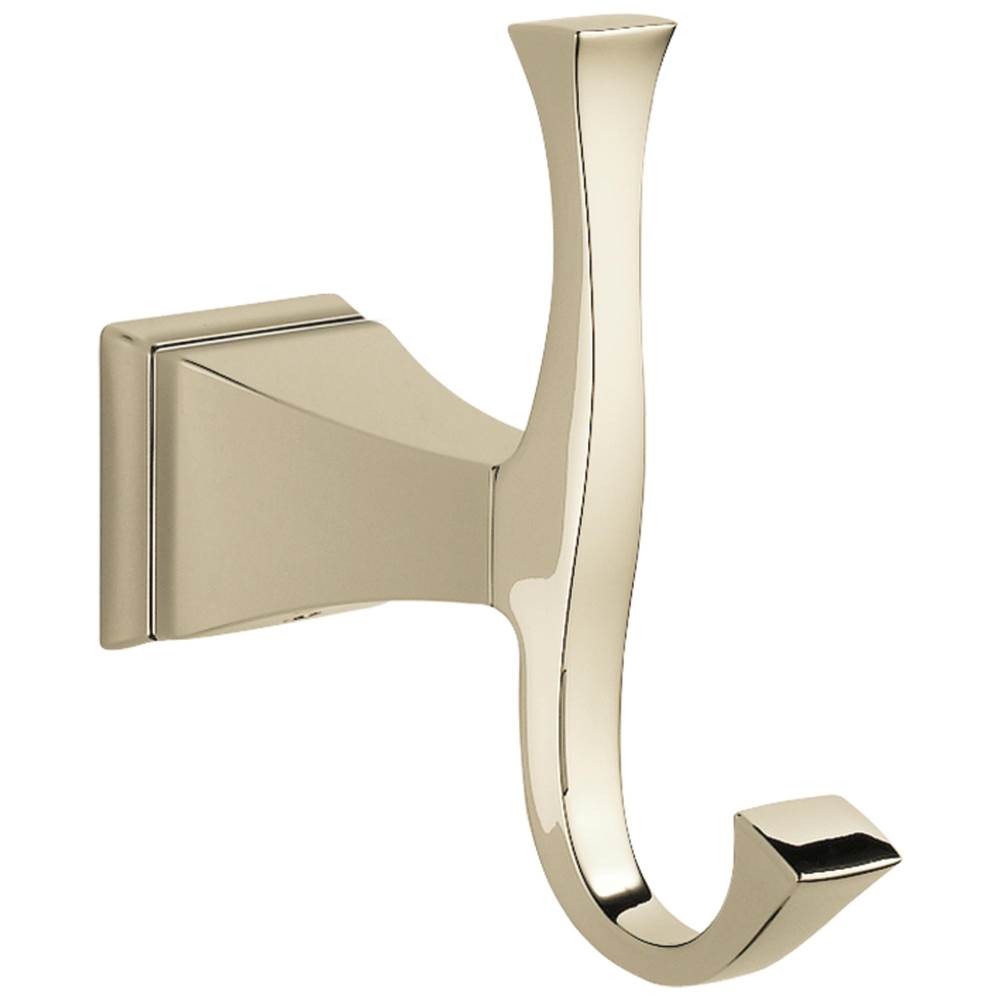 Delta Faucet - DrydenE Double Robe Hook - Polished Nickel