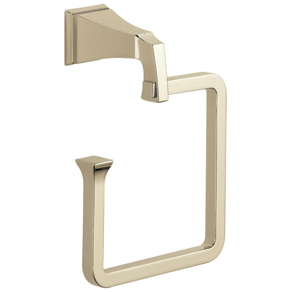 Delta Faucet - DrydenE Towel Ring - Polished Nickel