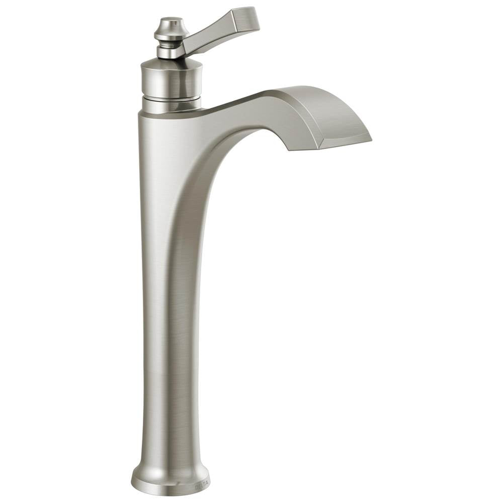 Delta Faucet - DorvalE Single Handle Vessel Bathroom Faucet - Stainless