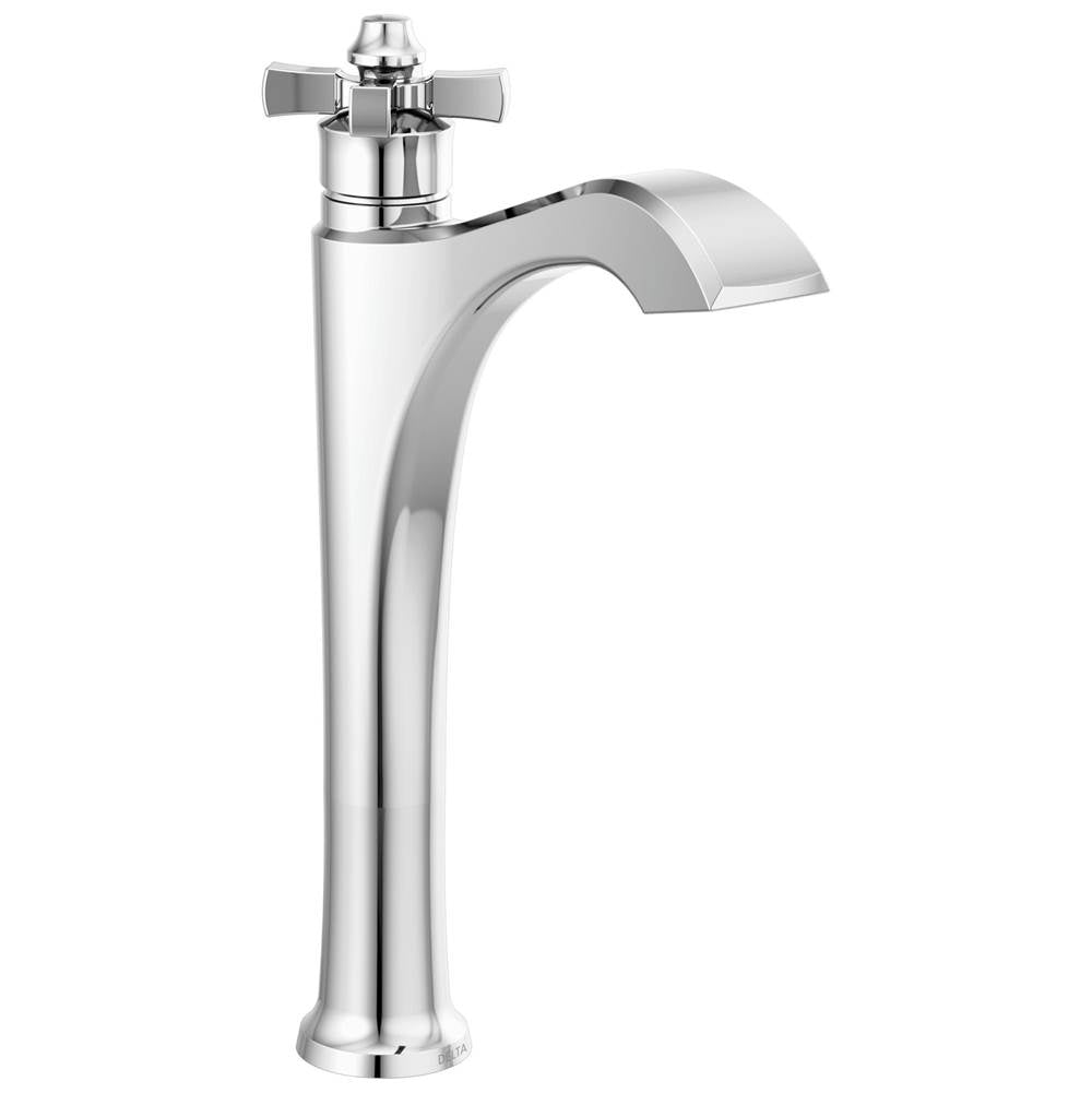 Delta Faucet - DorvalE Single Handle Vessel Bathroom Faucet - Chrome