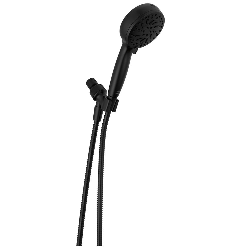 Delta Faucet - Universal Showering Components 6-Setting Hand Shower with Cleaning Spray - Matte Black