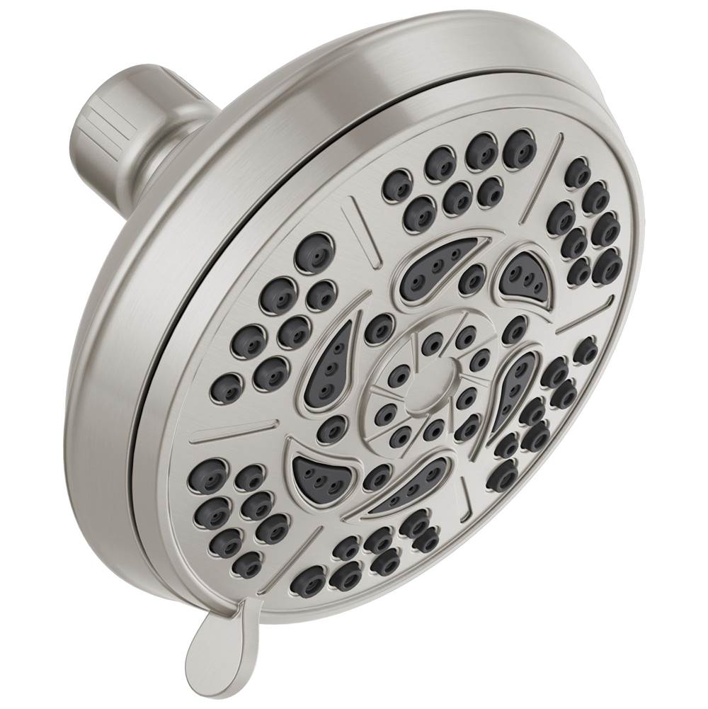Delta Faucet - Universal Showering Components 7-Setting Shower Head - Spotshield Brushed Nickel