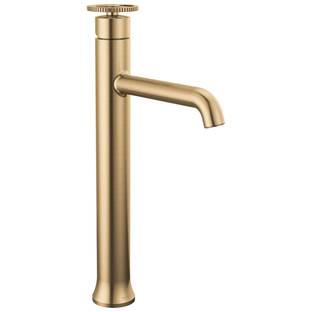 Delta Faucet - Trinsic Single Handle Vessel Bathroom Faucet - Champagne Bronze