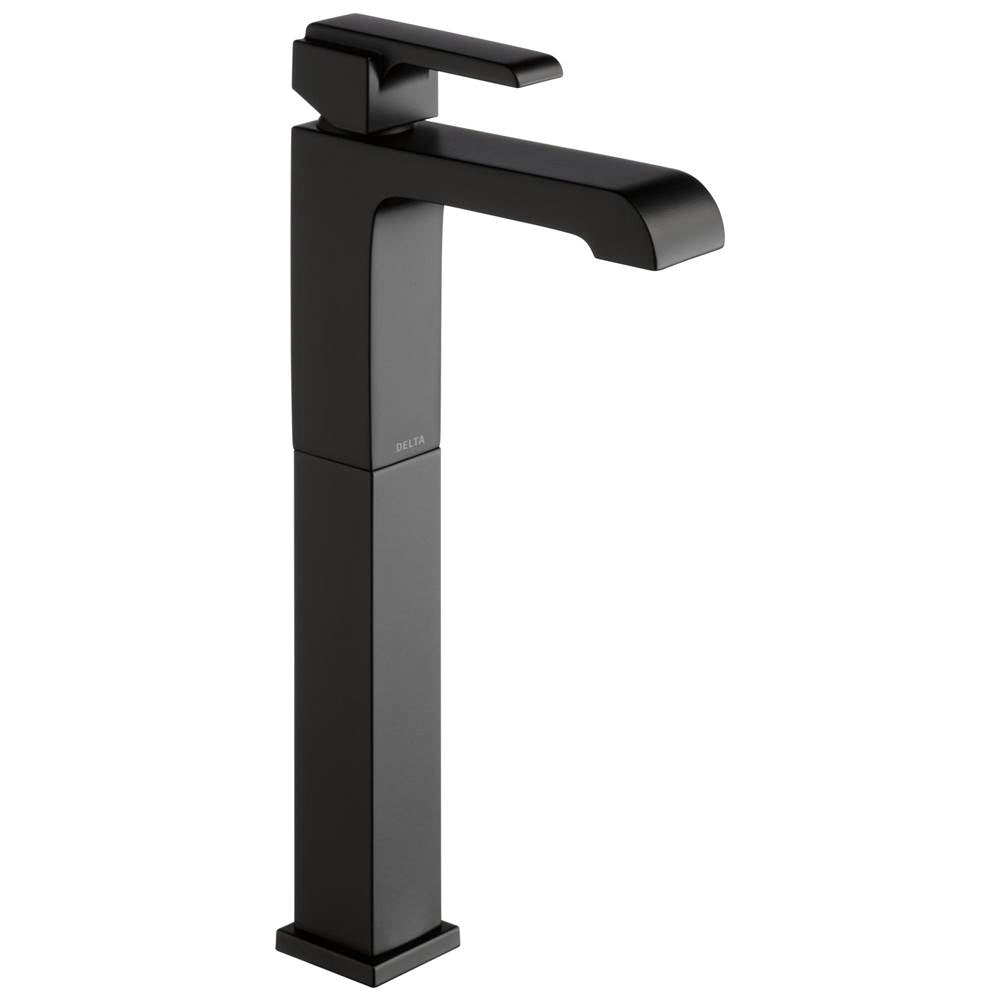 Delta Faucet - Ara Single Handle Vessel Bathroom Faucet - Matte Black
