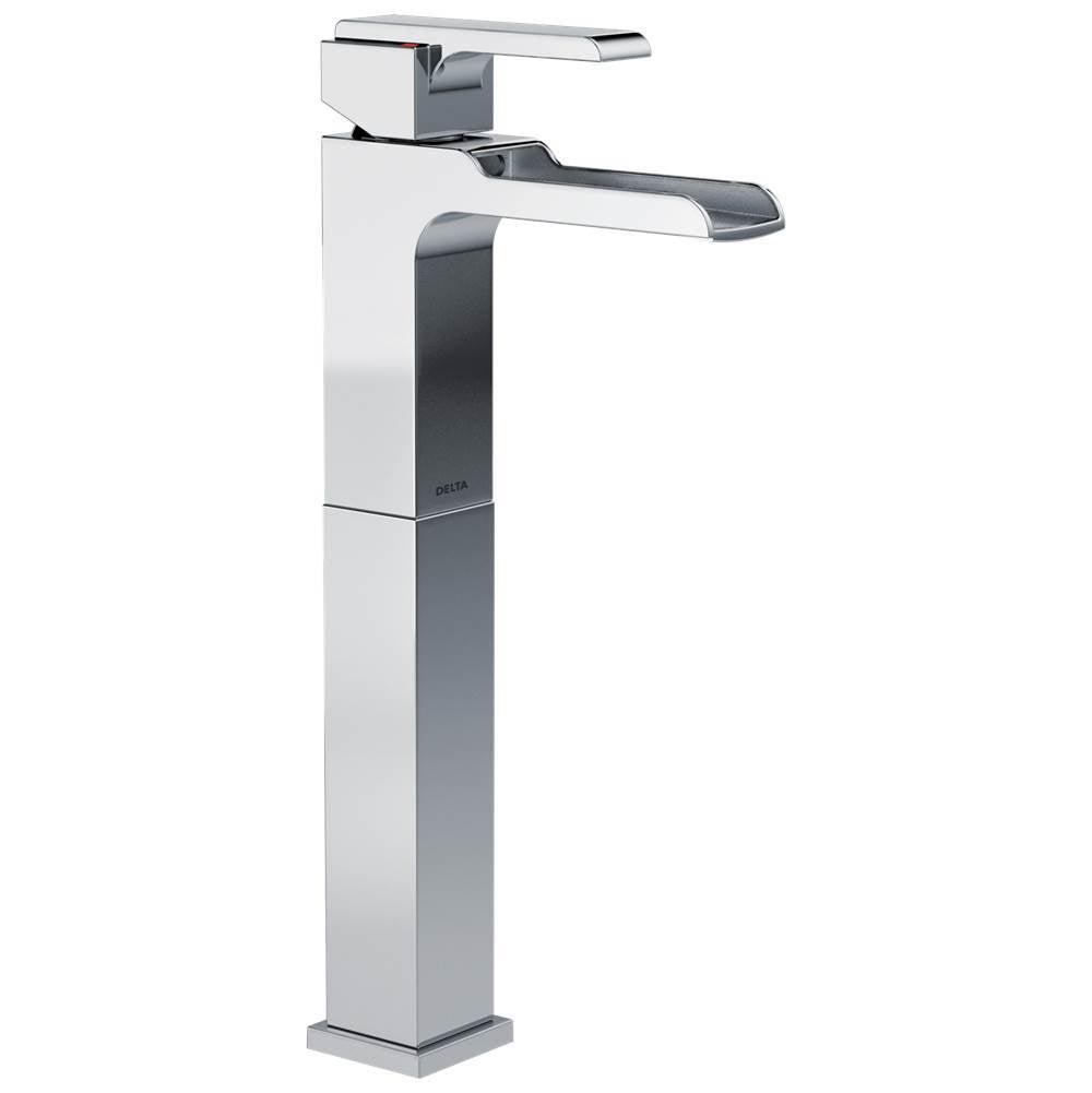 Ara Single Handle Vessel Channel Bathroom Faucet