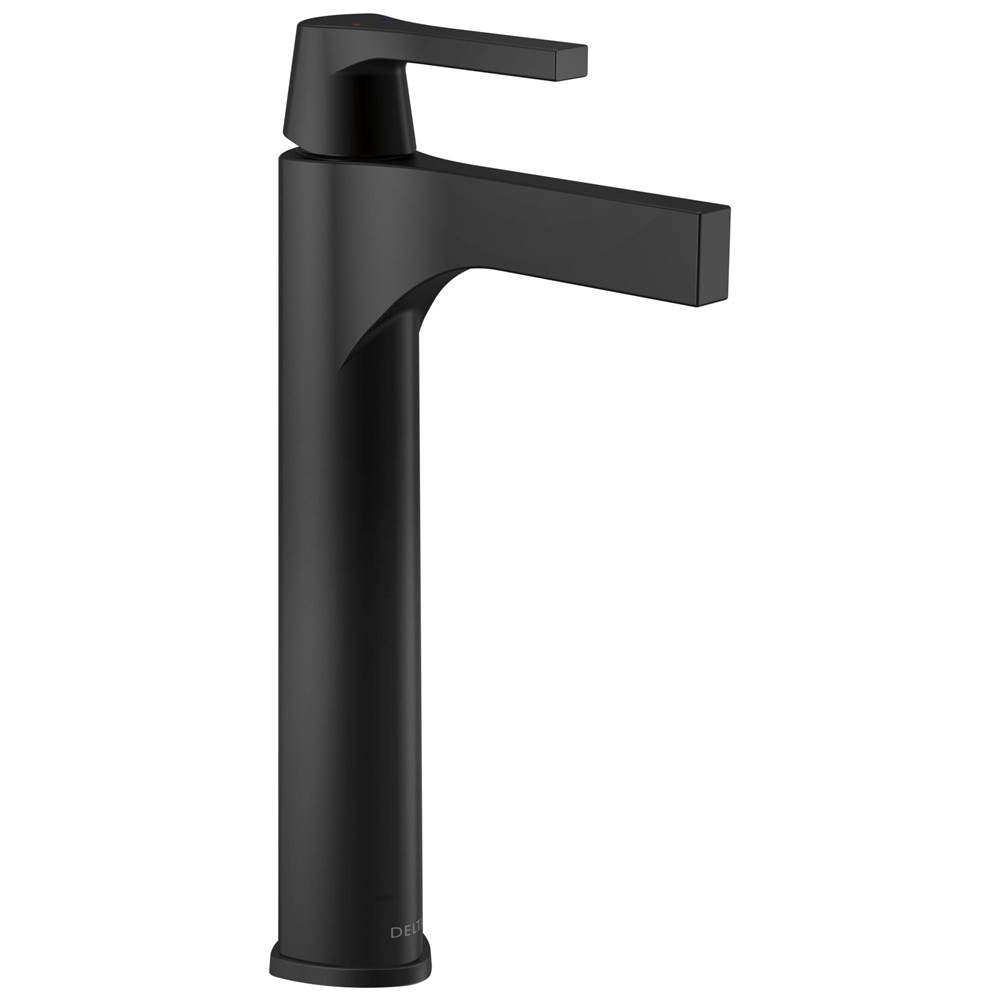 Delta Faucet - Zura Single Handle Vessel Bathroom Faucet - Matte Black