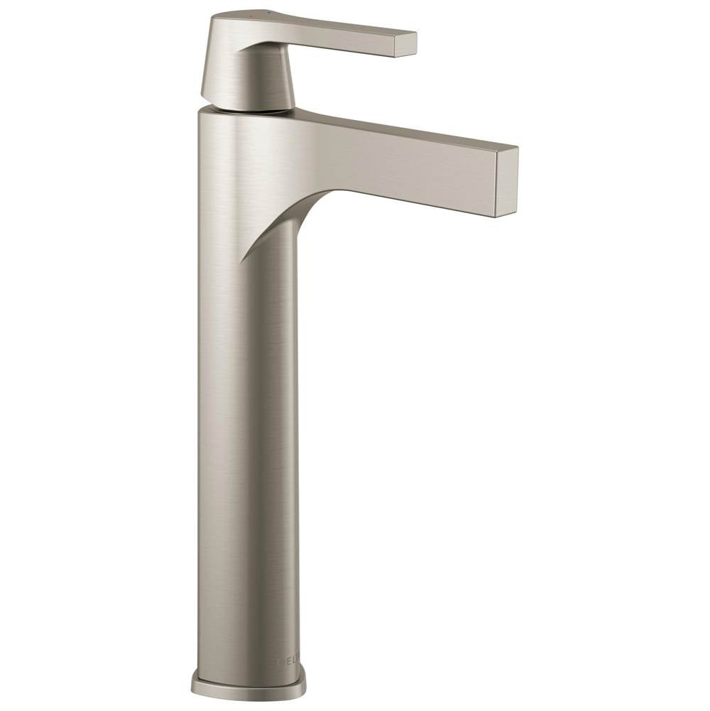 Delta Faucet - Zura Single Handle Vessel Bathroom Faucet - Stainless