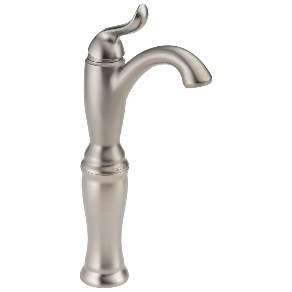 Delta Faucet - LindenE Single Handle Vessel Bathroom Faucet - Stainless