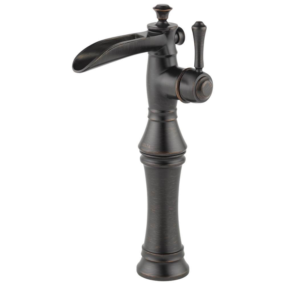 CassidyE Single Handle Channel Vessel Bathroom Faucet