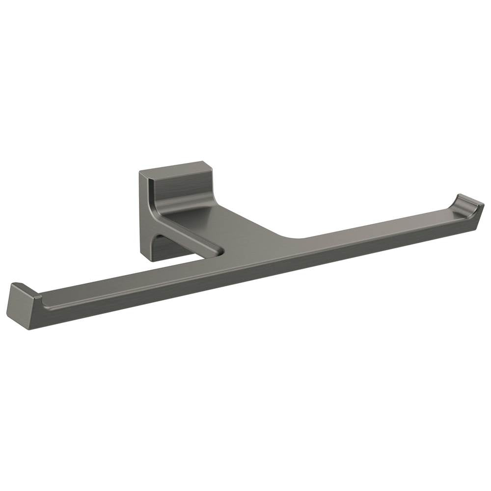 Delta Faucet - PivotalE Double Tissue Holder - Black Stainless
