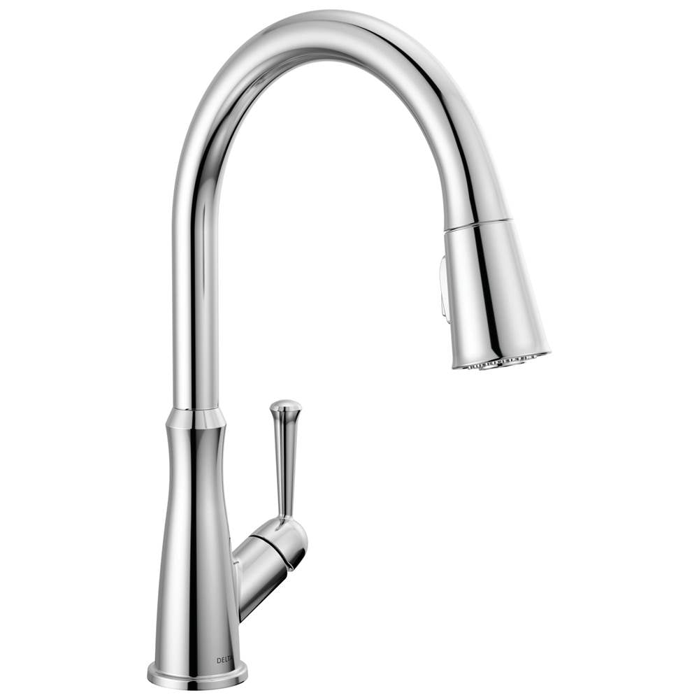 Delta Faucet - WestvilleE Single Handle Pull-Down Kitchen Faucet - Chrome