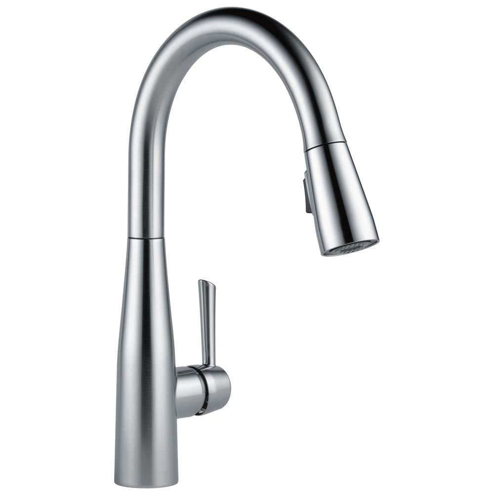 Delta Faucet - Essa Single Handle Pull-Down Kitchen Faucet - Arctic Stainless