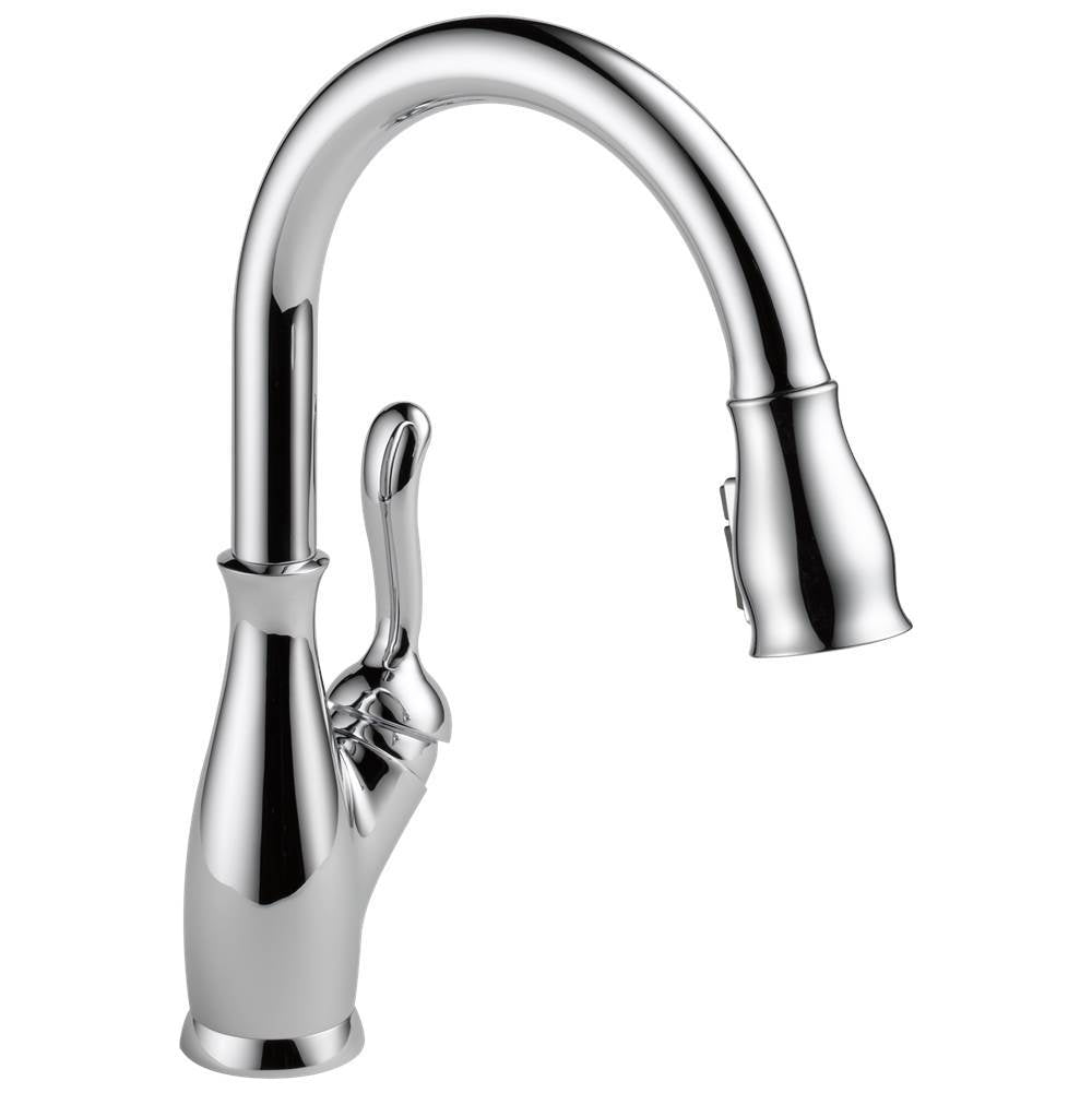 Leland Single Handle Pull-Down Kitchen Faucet with ShieldSpray Technology