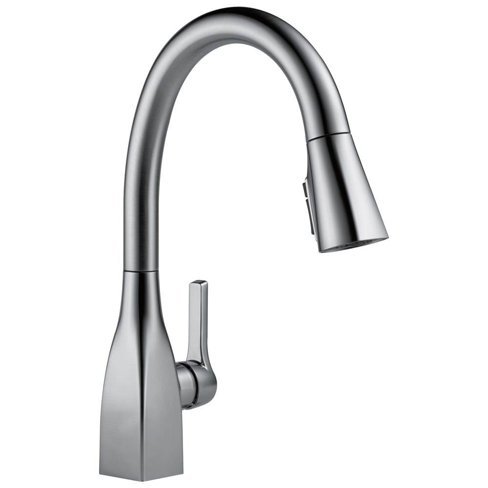 Delta Faucet - Mateo Single Handle Pull-Down Kitchen Faucet with ShieldSpray Technology - Arctic Stainless