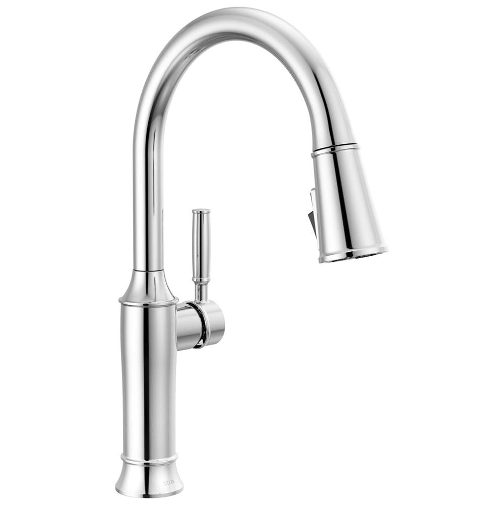 Delta Faucet - RenaldiE Single Handle Pull-Down Kitchen Faucet - Lumicoat® Chrome