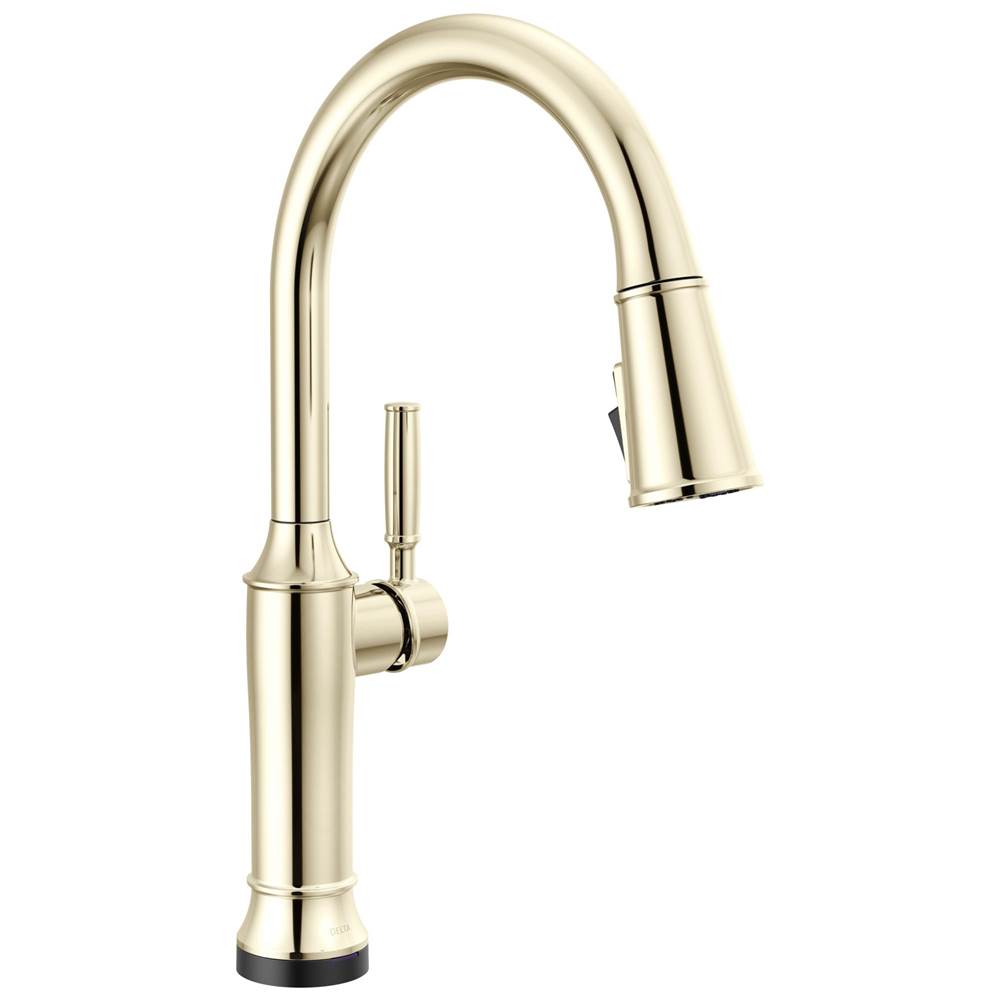 Delta Faucet - RenaldiE Touch2O Kitchen Faucet with Touchless Technology - Lumicoat® Polished Nickel