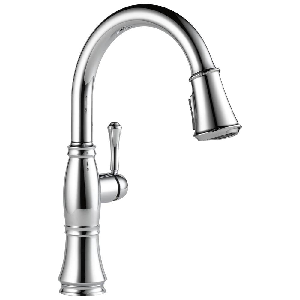 Delta Faucet - CassidyE Single Handle Pulldown Kitchen Faucet - Lumicoat® Chrome