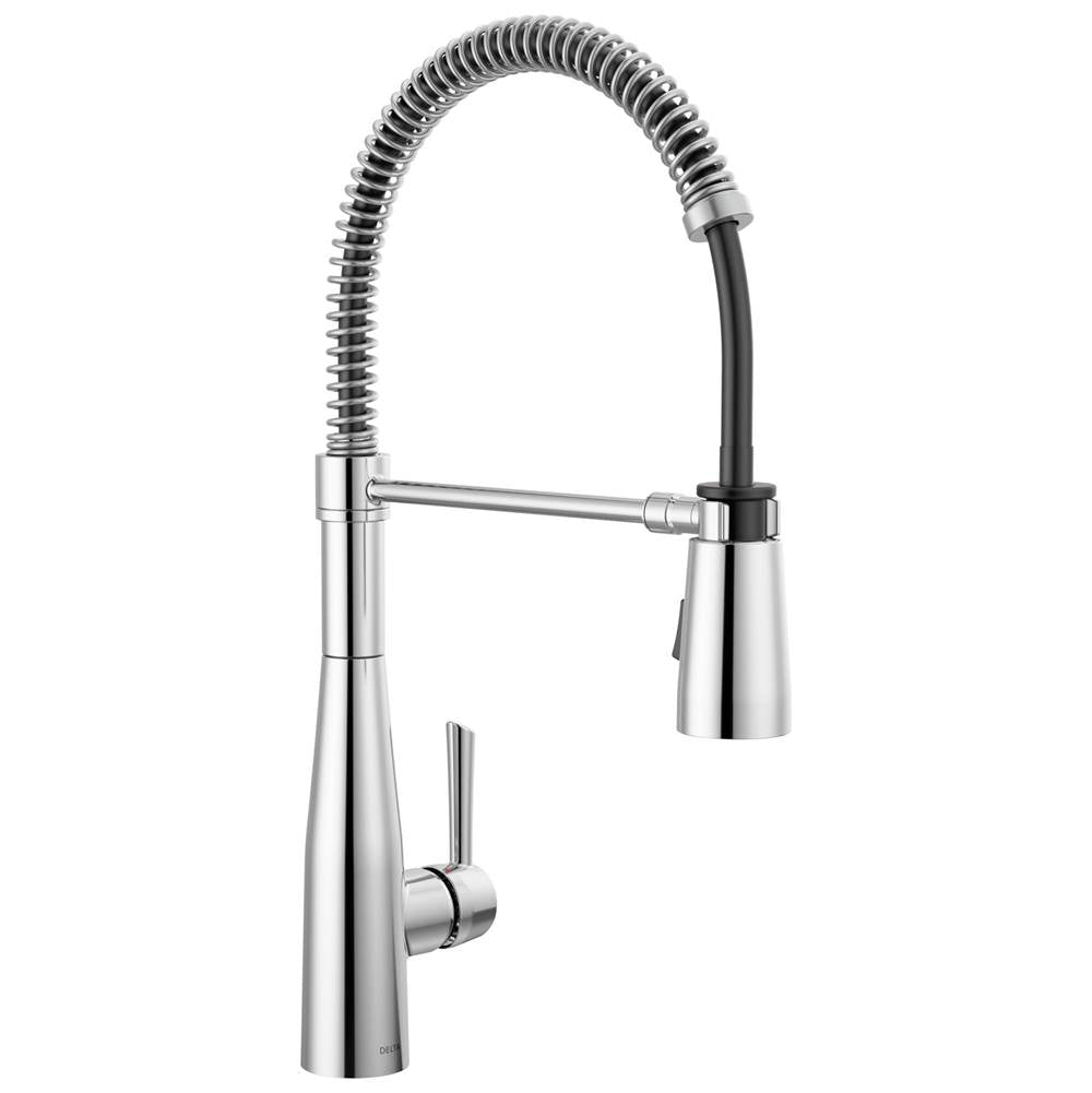 Delta Faucet - Essa Single-Handle Pull-Down Spring Kitchen Faucet - Chrome