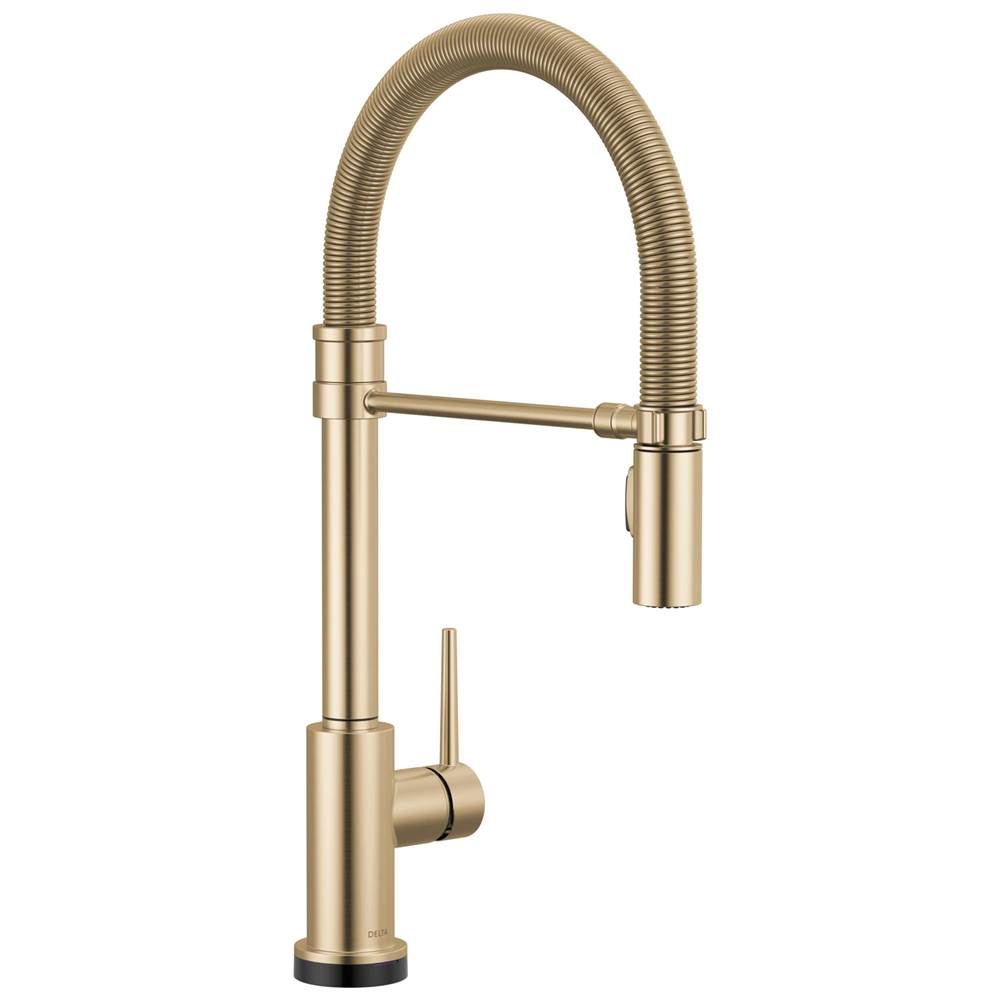 Delta Faucet - Trinsic Touch2O Technology Kitchen Faucet with Touchless Technology - Champagne Bronze