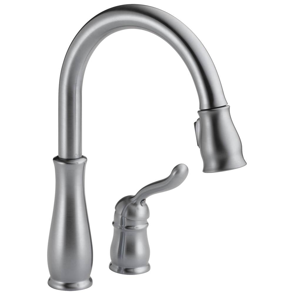 Delta Faucet - Leland Single Handle Pull-Down Kitchen Faucet - Arctic Stainless