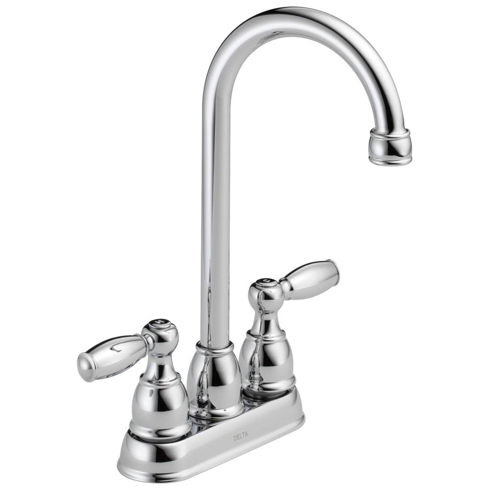 Delta Faucet - Foundations Two Handle Bar / Prep Faucet - Chrome