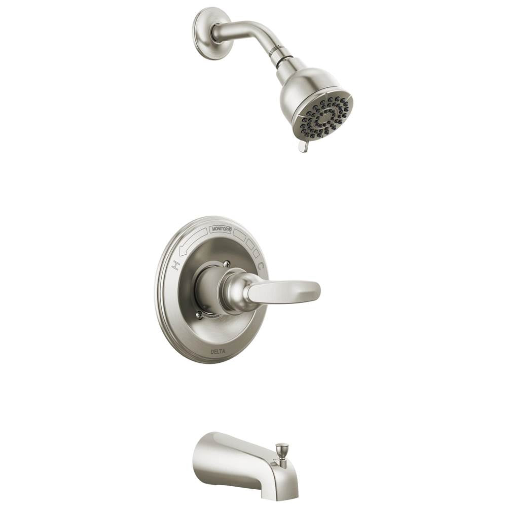 Delta Faucet - Foundations Monitor 13 Series Tub & Shower Trim - Stainless