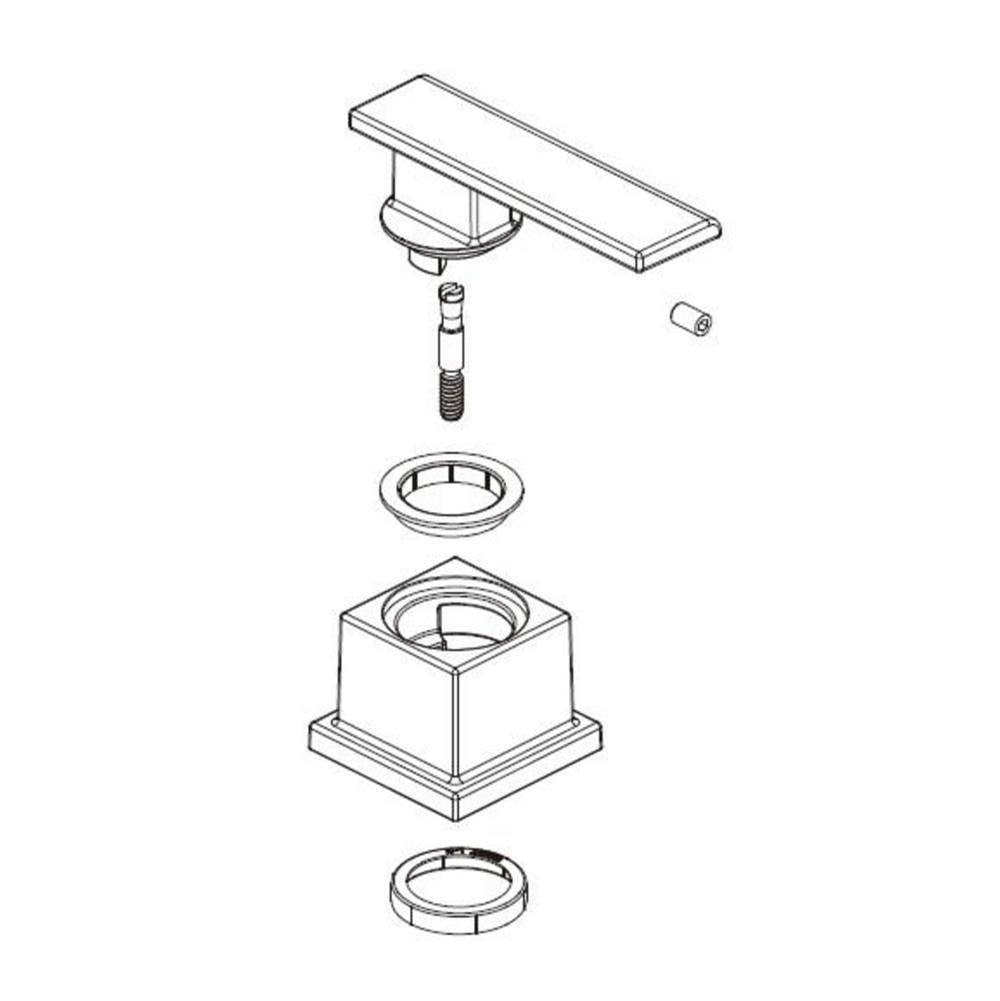 Delta Faucet - Vero Metal Lever Handle Kit - Cold - Bathroom - Chrome