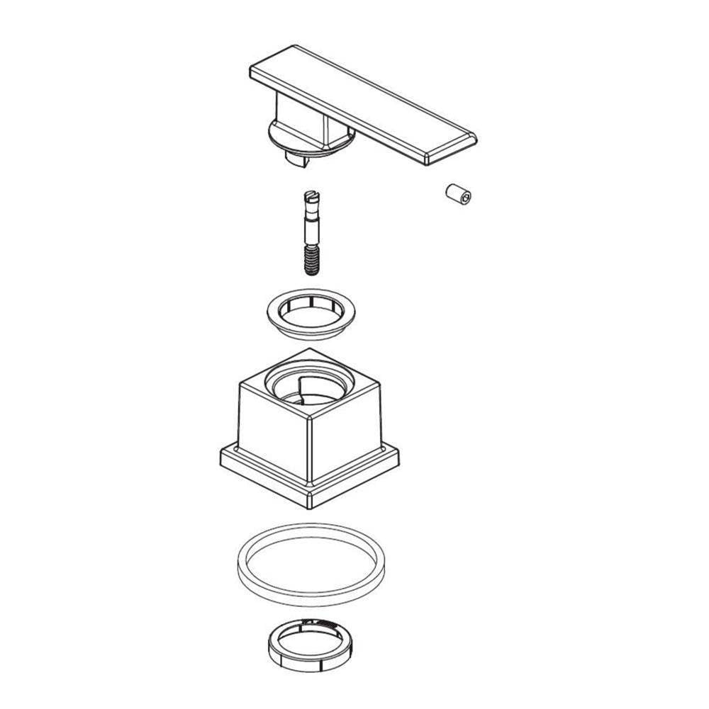 Delta Faucet - Vero Metal Lever Handle Kit - Cold - Roman Tub - Chrome